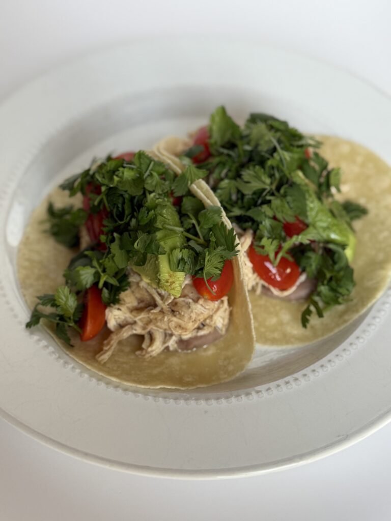 Easy Crockpot Chicken Tacos